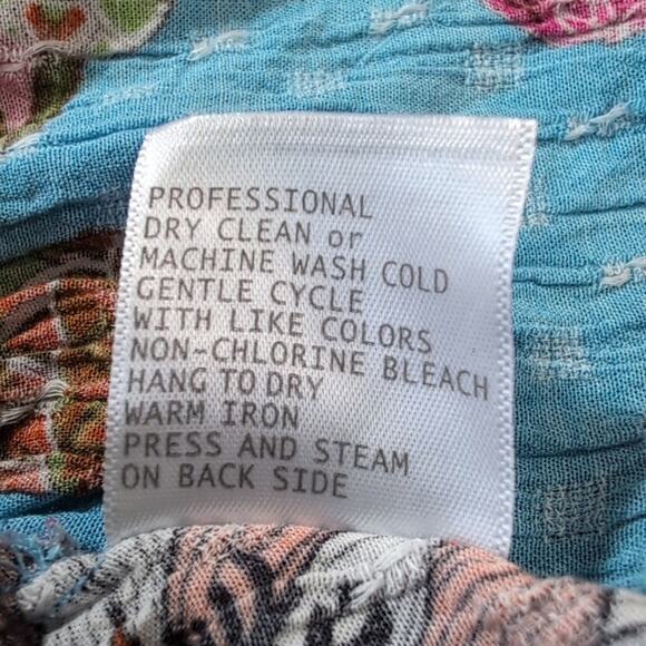 Rachel Rachel Roy Tropical Print Cropped Top, size medium - Picture 8 of 10